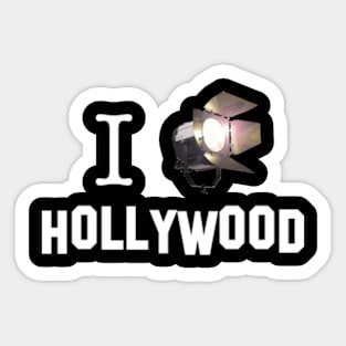 I Light Hollywood Sticker